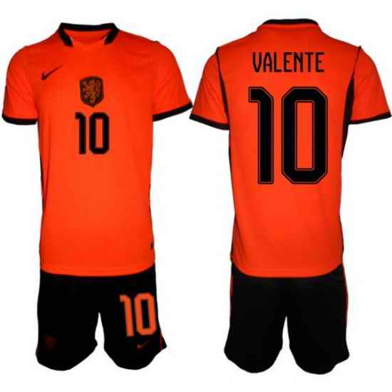Men Netherlands 2026 Soccer Jerseys Orange #10 Luciano Valente